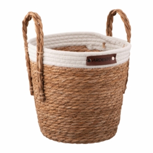 Basket ARDESTO Prestigio 26x26x24cm, seagrass, cotton twine