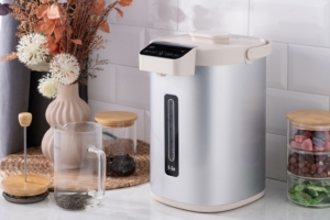 Thermopot Ardesto 5.5l, stainless steel+plastic, gray-white