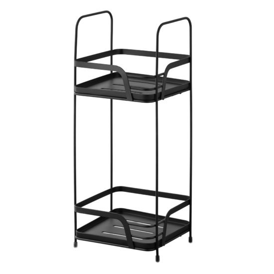 Полка ARDESTO Vigor 2-ярусная 16х15.5х40см, металл, полипропилен, черный