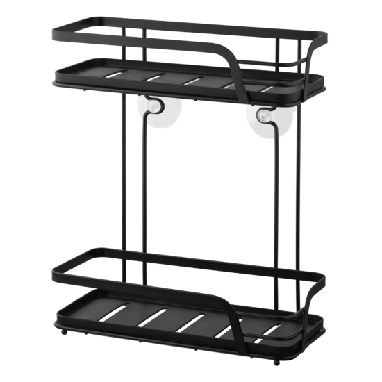 Shelf ARDESTO Vigor 2-tier 26.5x14x31cm, metal, polypropylene, black