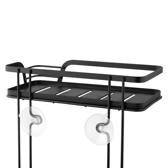 Shelf ARDESTO Vigor 2-tier 26.5x14x31cm, metal, polypropylene, black