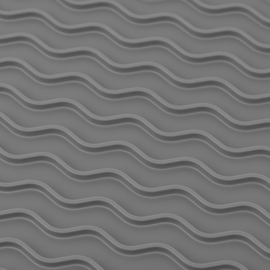 Килимок для сушіння посуду ARDESTO Vigor 40х30см, силікон, сірий