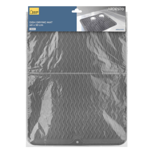 Dish Drying Mat ARDESTO Vigor 40x30cm, silicone, grey
