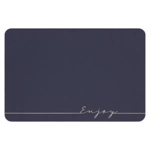 Rug with non-slip base ARDESTO Vigor 40x60cm, polyester, dark grey