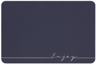 Килимок ARDESTO Vigor з нековзною основою 40х60см, поліестер, сірий темний