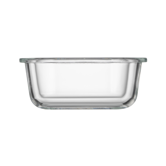 Ardesto Food storage container Gemini 0.5l, borosilicate glass, plastic, square, transparent