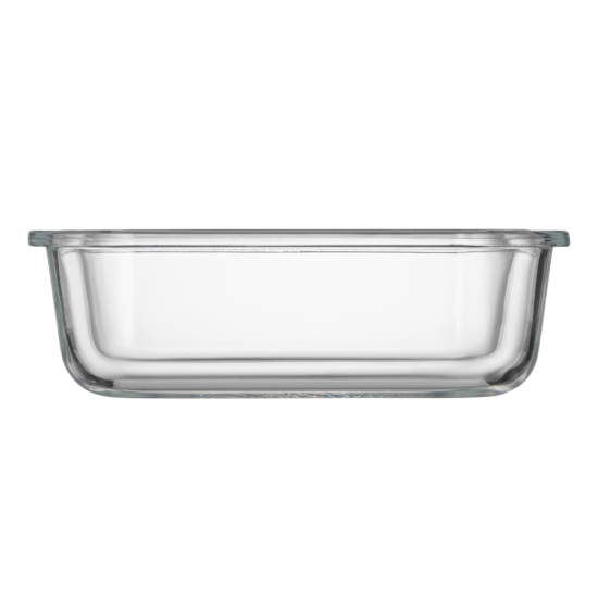 Ardesto Food storage container Gemini 0.66l, borosilicate glass, plastic, rectangular, transparent