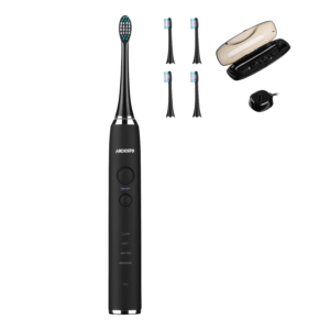 Щітка зубна електр. Ardesto, ETB-211B, 40т. колив/хв, насадок-5, футляр, IPX7, чорний