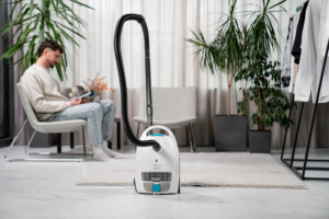 Пилосос Ardesto мішковий, 800Вт, мішок- 3.5л, HEPA, білий