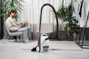 Пилосос Ardesto мішковий, 800Вт, мішок- 3.5л, HEPA, білий