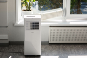 Кондиціонер мобільний Ardesto CoolFlex 25м2 on/off 9000BTU 2.5кВт A/- R290 білий