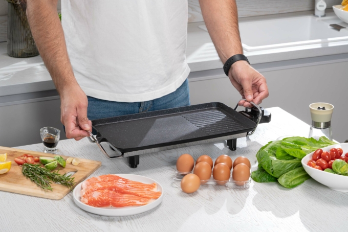 Гриль Ardesto барбекю, 1500Вт, темп. режимов, металл, черный