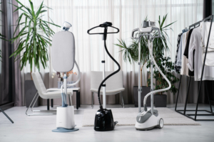 Відпарювач Ardesto вертикальний IR-S18B, 1800Вт, 1800мл, дошка, нерж. сталь, білий+сірий