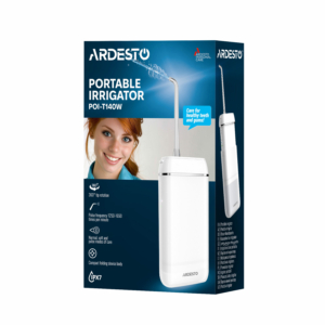 Irrigator ARDESTO portable, cup 140 ml, Li-ion included, white