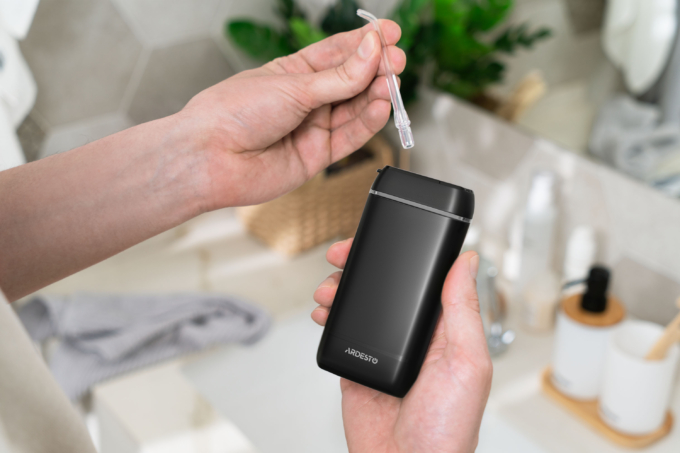 Ardesto irrigator portable, cup 140 ml, Li-ion included, black