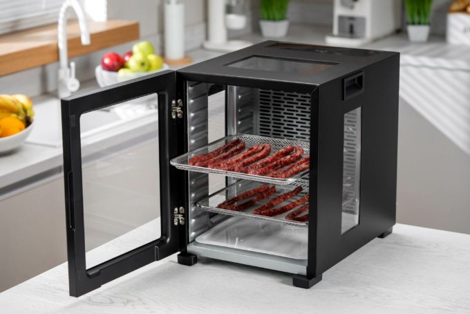 Dryer for products Ardesto FDB-1242, 850W, pallets -12x3cm, max-70°С, timer, electronic control, stainless steel, black