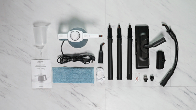 Ardesto steam cleaner, 1200W, 400ml, 3.5Bar, white+blue