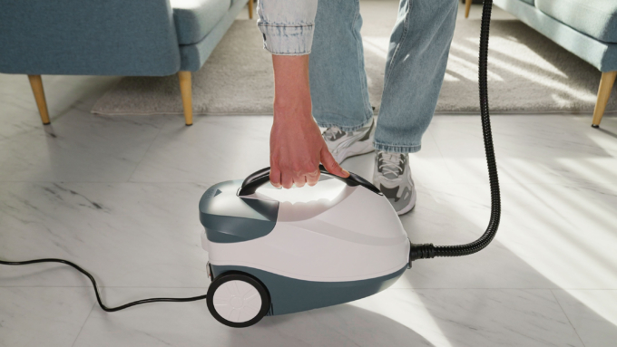 Пароочиститель ARDESTO, 1200Вт, 1500мл, 4Бар, белый+синий