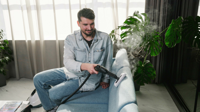 Пароочиститель ARDESTO, 1200Вт, 1500мл, 4Бар, белый+синий