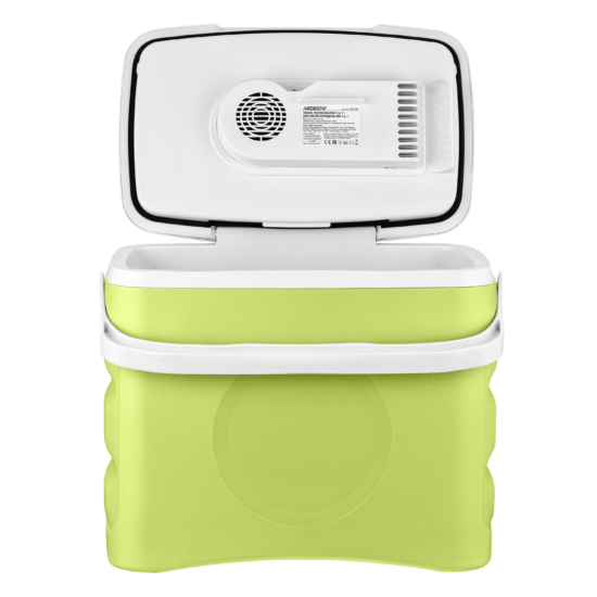 Холодильник дорожній ARDESTO, 2в1, 25л, 220/12В, підігрів 55°C, охолодження 18-20°C, USB-порт, 4.8кг, салатовий