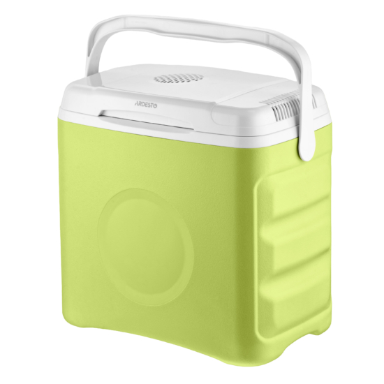 Холодильник дорожній ARDESTO, 2в1, 29л, 220/12В, підігрів 55°C, охолодження 18-20°C, USB-порт, 5кг, салатовий
