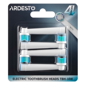 Насадка до електричних зубних щіток  Ardesto, 4 шт. в комплекті