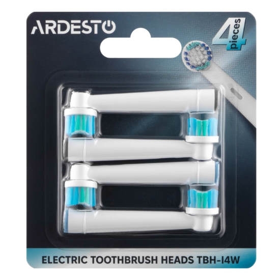 Насадка до електричних зубних щіток Ardesto, 4 шт. в комплекті