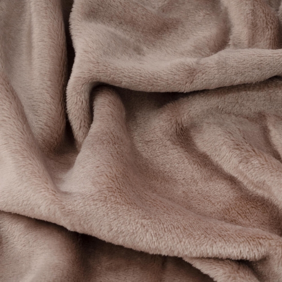 Flannel blanket ARDESTO 160x200cm, 100% polyester, beige