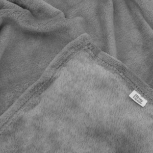 Плед ARDESTO Flannel 160х200см, 100% полиэстер, серый светлый