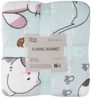 Плед ARDESTO Flannel 160х200см, 100% полиэстер, милые котики
