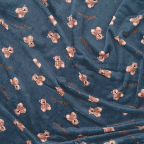 Плед ARDESTO Flannel 160х200см, 100% полиэстер, плюшевые мишки