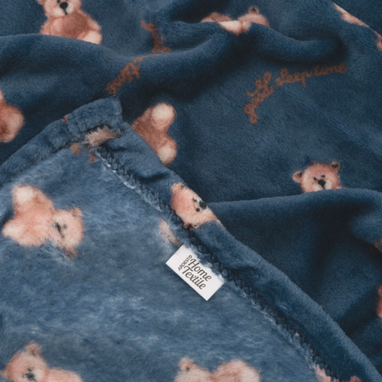 Плед ARDESTO Flannel 160х200см, 100% полиэстер, плюшевые мишки
