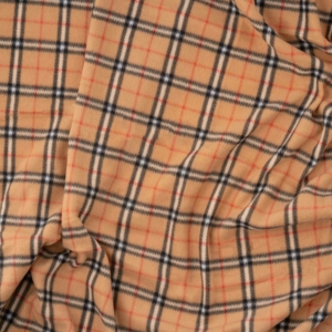 Плед ARDESTO Fleece 130×160см, 100% поліестер, клітинка, бежевий