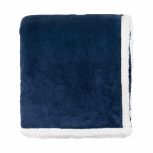 Плед ARDESTO Sherpa 160х200см, 100% поліестер, синій темний