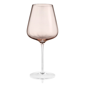 Wine glasses set ARDESTO Black Mars Altair 660ml, 2pcs, glass, golden