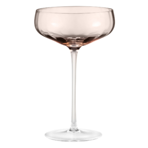 Champagne glasses set ARDESTO Black Mars Altair 260ml, 2pcs, glass, golden