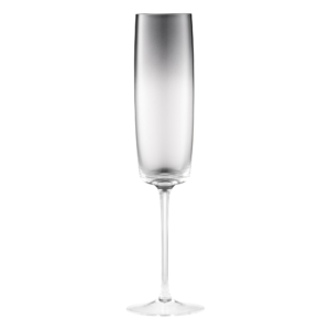 Champagne glasses set ARDESTO Black Mars Mira 270ml, 2pcs, glass, grey