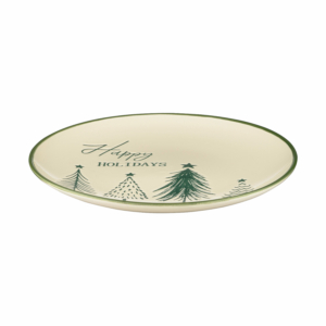 Ardesto Plate Christmas New Year’s, 21cm, ceramic