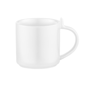 Набор чашка с блюдцем, 250мл, фарфор, белый