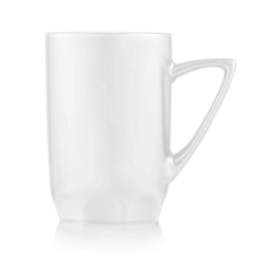 Чашка Ardesto Lino, 340мл, кераміка, білий