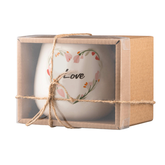 Чашка Ardesto Love, 390мл, порцеляна, багатокольоровий