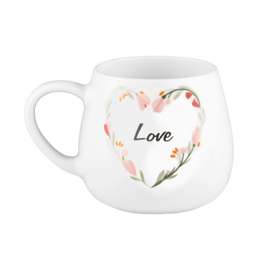 Чашка Ardesto Love, 390мл, порцеляна, багатокольоровий