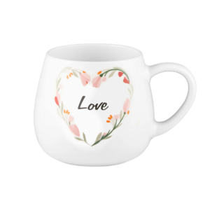 Чашка Ardesto Love, 390мл, порцеляна, багатокольоровий