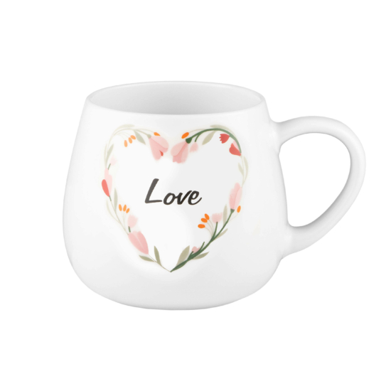 Чашка Ardesto Love, 390мл, порцеляна, багатокольоровий