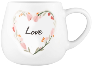 Ardesto Mug Love, 390ml, new bone china, multicolored
