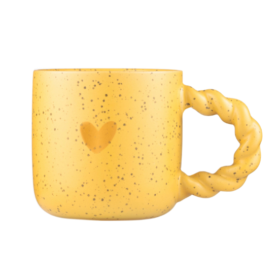 Ardesto Mug My heart, 300ml, ceramic, yellow