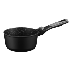 Saucepan with glass lid ARDESTO Gemini Bari, 1.3l, aluminum, black