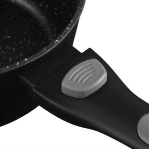 Saucepan with glass lid ARDESTO Gemini Bari, 1.3l, aluminum, black