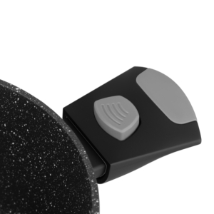 Casserole with glass lid ARDESTO Gemini Bari, 3.9l, aluminum, black