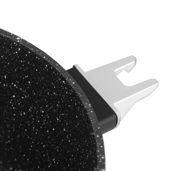 Кастрюля со стеклянной крышкой ARDESTO Gemini Bari, 3.9л, алюминий, черный